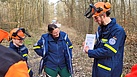 Einweisung vor Ort im Wald